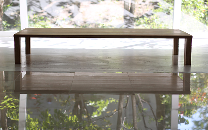 日本の木・無垢材 ローテーブル 150
